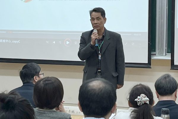 徐輝明校長蒞臨「農產品質維護及品牌形象提升研討會」致歡迎詞，感謝講師與嘉賓之熱烈參與。